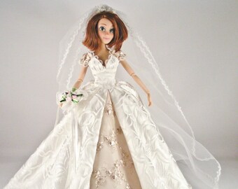 Rapunzel Wedding Dress Etsy