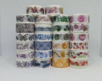 Various cute design washi tapes (A)