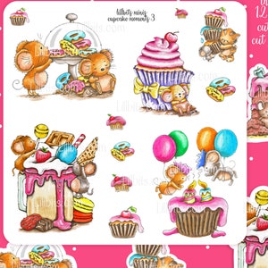 Lillbits Minis Stickers - Cupcake Moments 3 - Sticker sheets - Lillbits - planner stickers