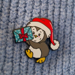 Perci Penguin enamel pin - lillbits - penguin pins