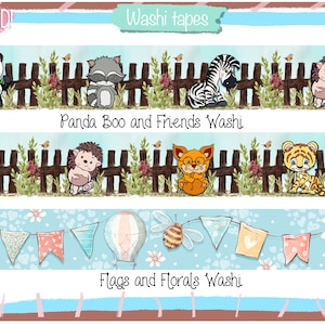 Lillbits - Coleção Cute Washi - Panda Boo