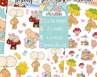 Minibits Mice Sticker Bundle