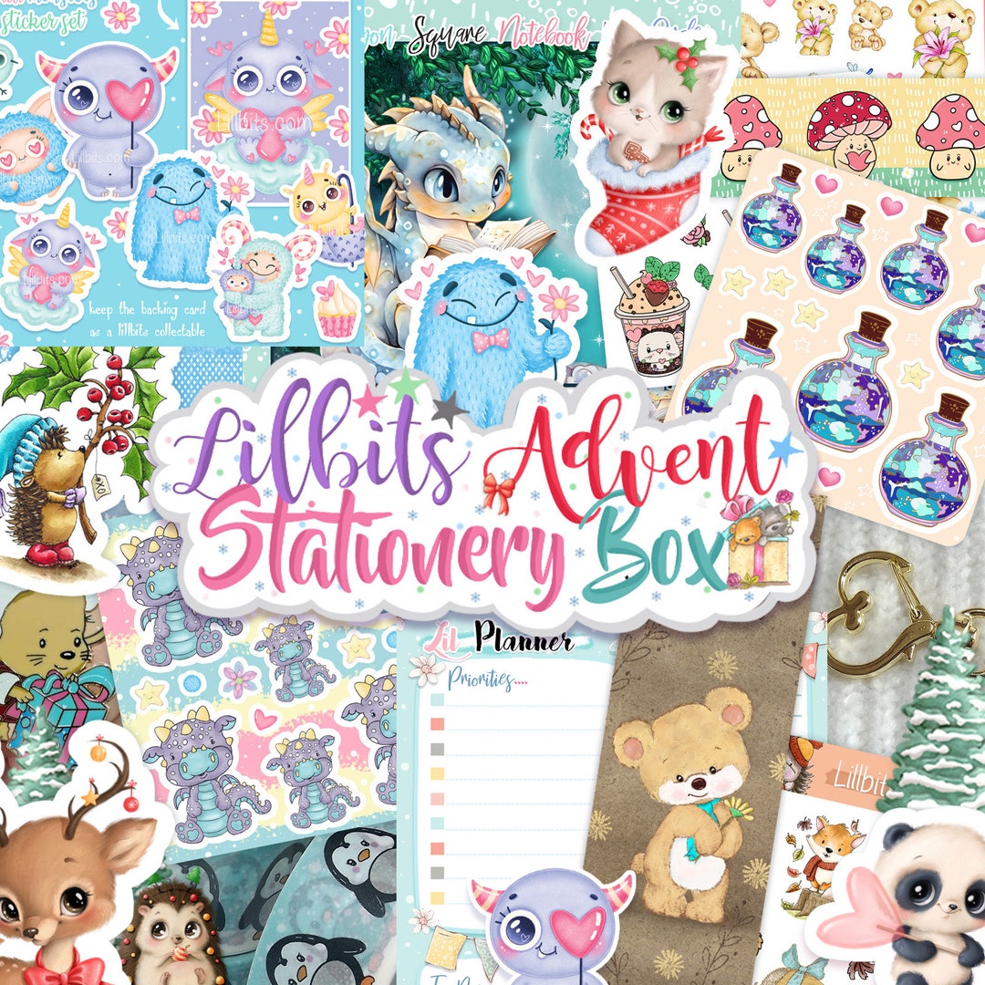 Lillbits Advent Stationery Box Etsy Canada