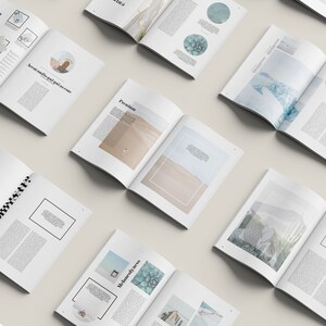 LONDON 40 pages Magazine layout | A4 Brochure Layout | Photography Magazine Template | InDesign Template | Instant Download