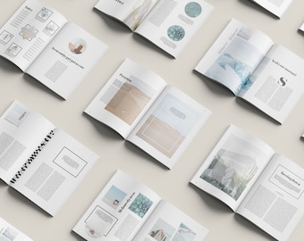 LONDRES 40 páginas Diseño de la revista / A4 Brochure Layout / Photography Magazine Template / InDesign Template / Instant Download