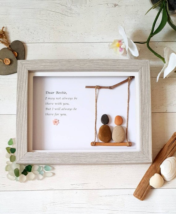 Meilleur Ami Personnalise Pebble Art Amitie Pebble Art Etsy France