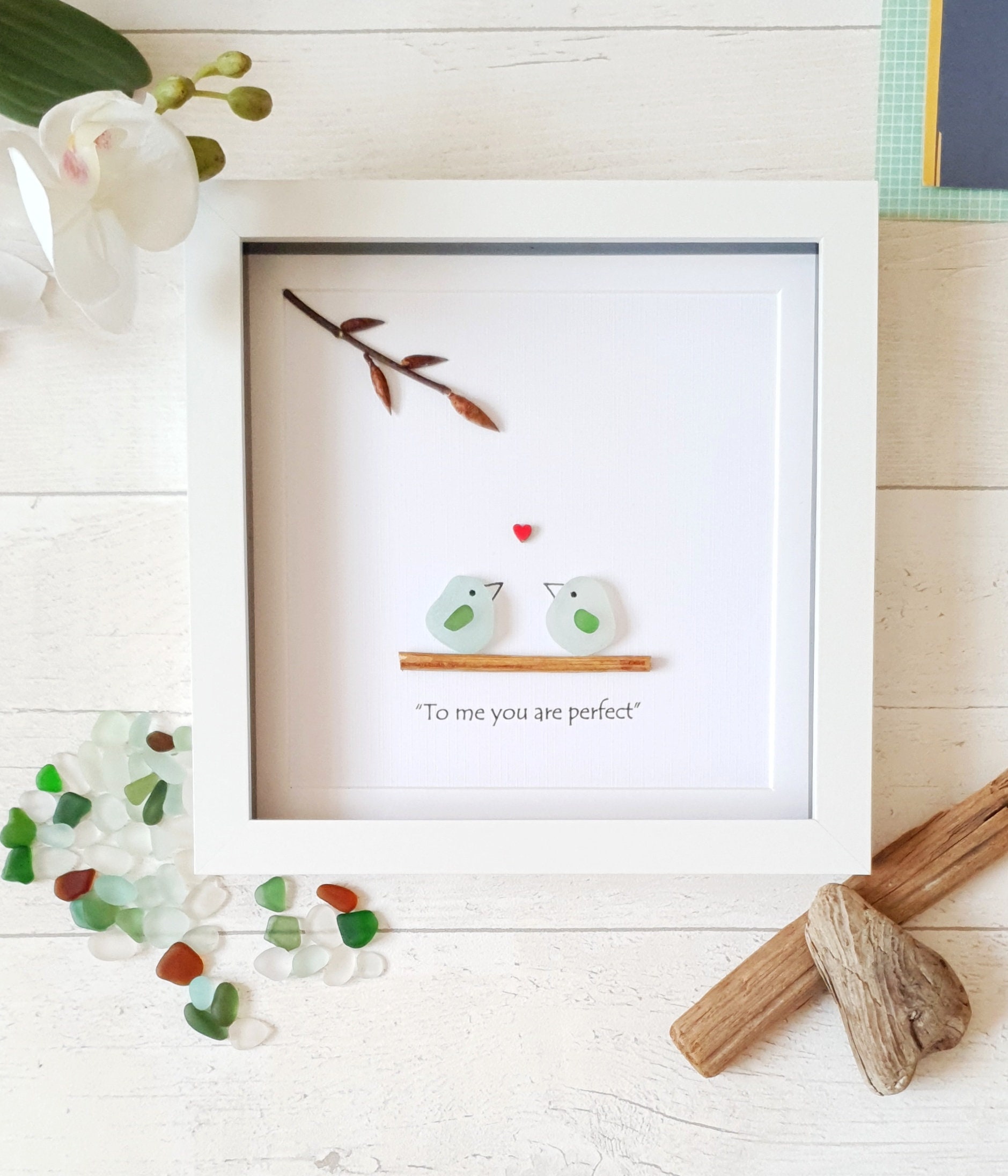 3D Sea Glass Effect Couple You & Me We Got This - Personalized Poster Designed By Learned Knife