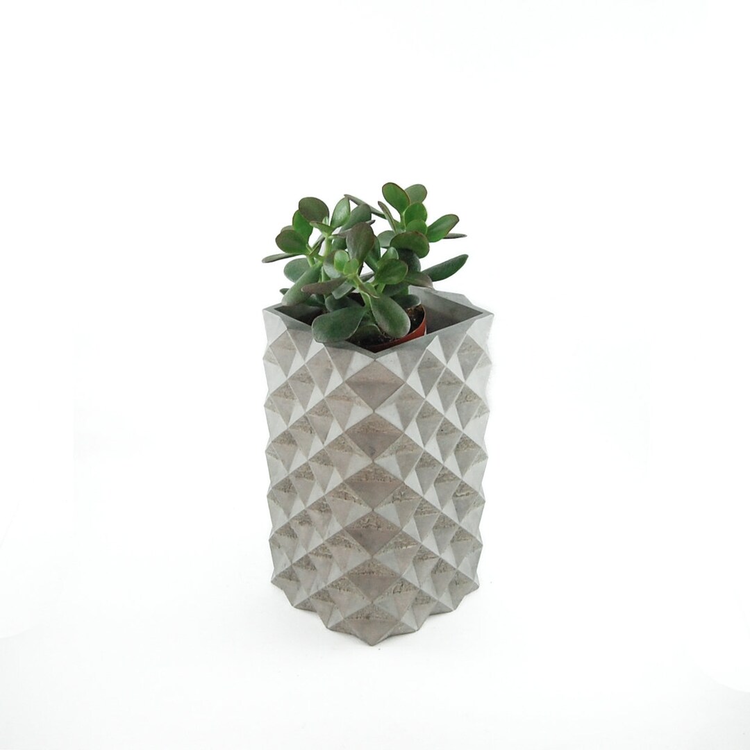 CONCRETE FLOWER Vase/pot Regulus 0226 Concrete Vase Indoor Planter Pots