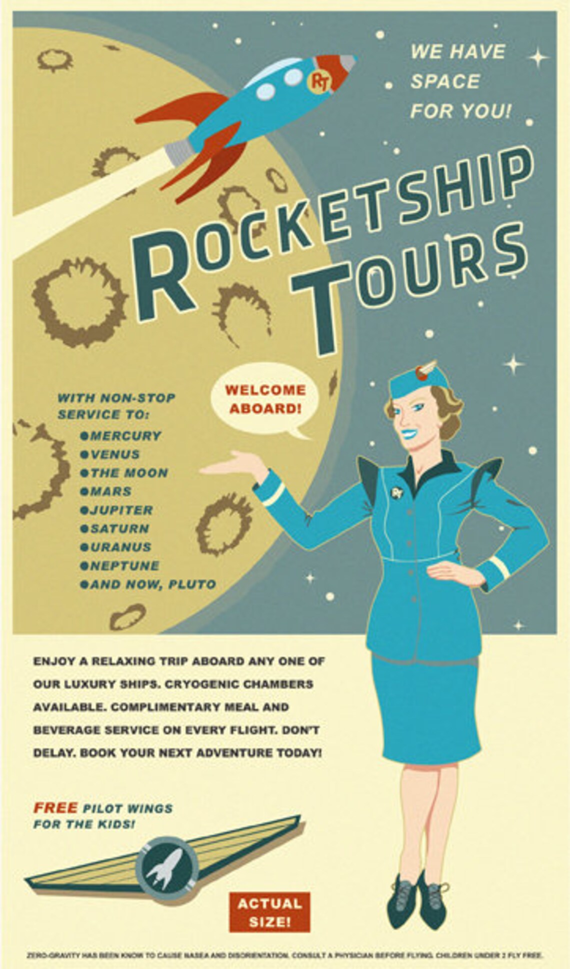 Rocketship Tours tiene espacio para ti Etsy España
