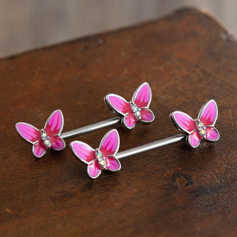 Butterfly Nipple ShieldNipple RingNipple Piercing Nipple Etsy