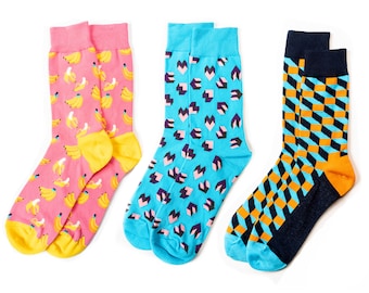 Pay for 2 get 3 socks, high quality premium trendy socks,  eco friendly modern socks, gift for him and her, ecological socks