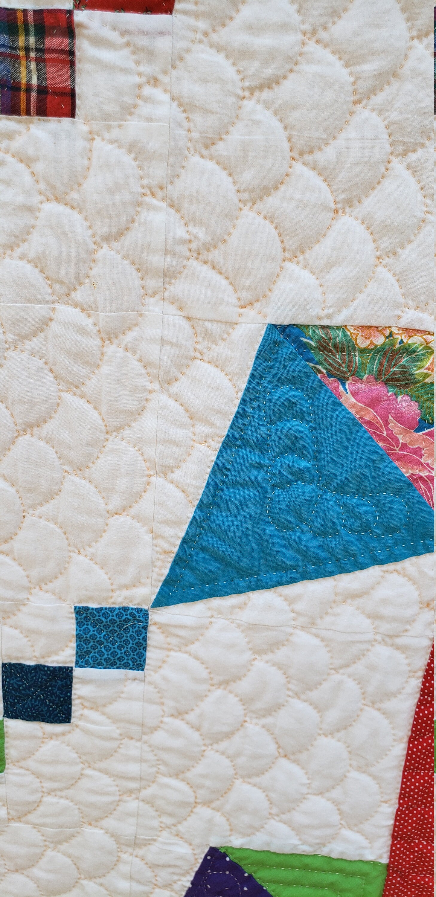 Rainbow Kite Baby Quilt with Intricate Handstitching Etsy