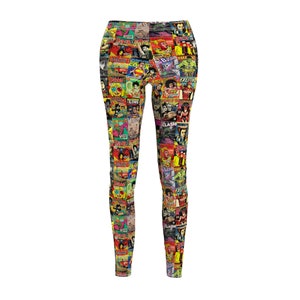 New Wave Cut and Sew Casual Leggings (AOP)