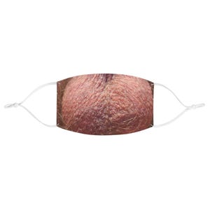 Hairy Nut Sack Fabric Face Mask