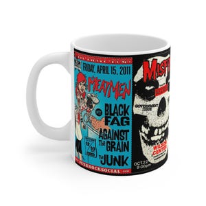 Punk & Hardcore Show Flyer #5 Mug 11oz