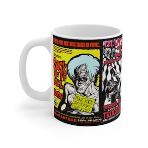 Punk & Hardcore Show Flyer #6 Mug 11oz