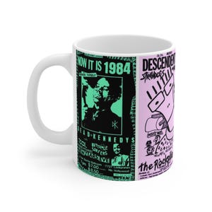 Punk & Hardcore Show Flyer #1 Mug 11oz