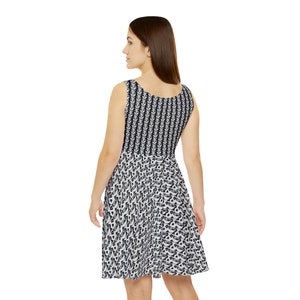 Crimson Ghost Skater Dress (AOP)