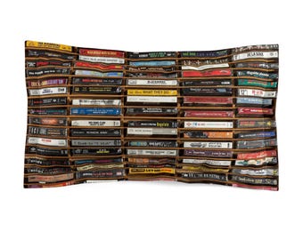 Hip Hop Classic Cassettes Microfiber Pillow Sham