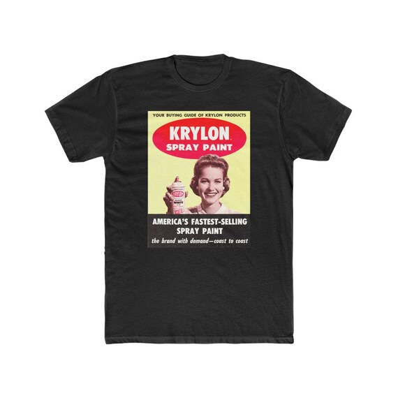 Vintage Krylon Spray Paint Advertisement Graffiti Logo Cotton Etsy