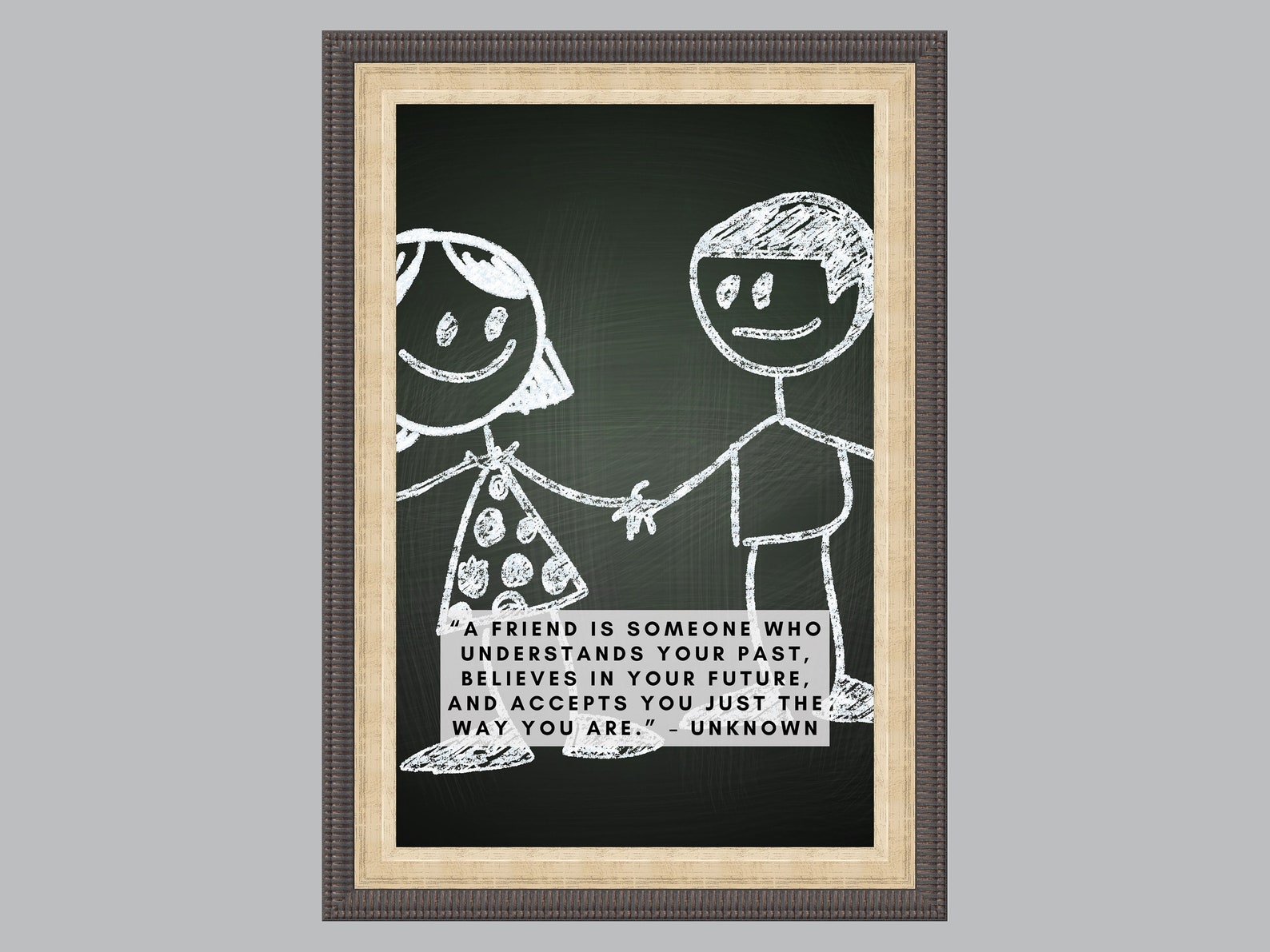 Friendship Poster Friends Poster Friendship Quotes | Etsy