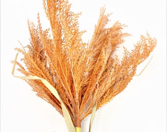 Faux Wheat Grass Spray, Fall Wreath Attachment, Wheat Grass Stem, Floral Spray, Wheat Grass Spray for Wreath, Wreath Making Supply