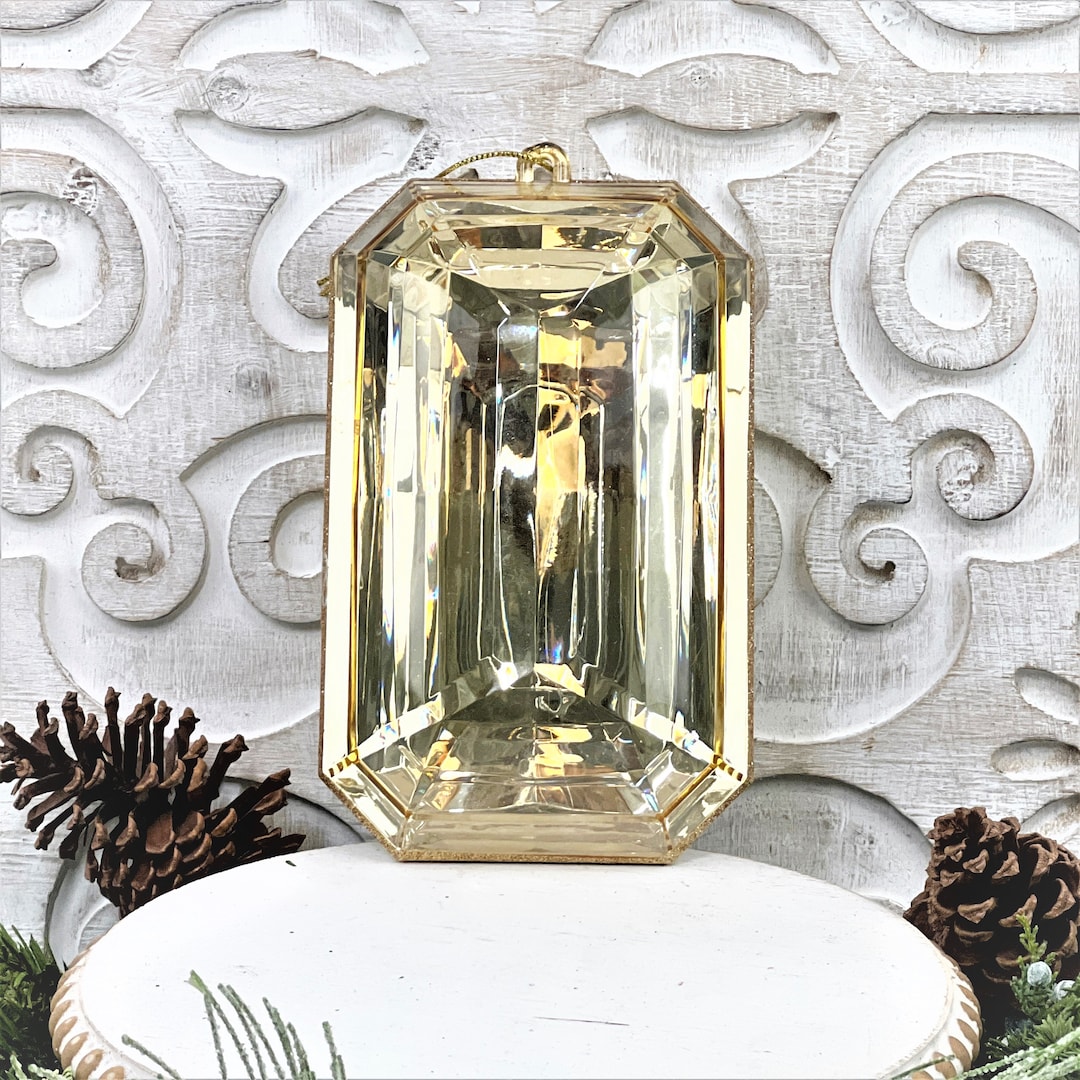 8christmas Ornament, Large Jewel Ornament, Elegant Decoration, Wreath