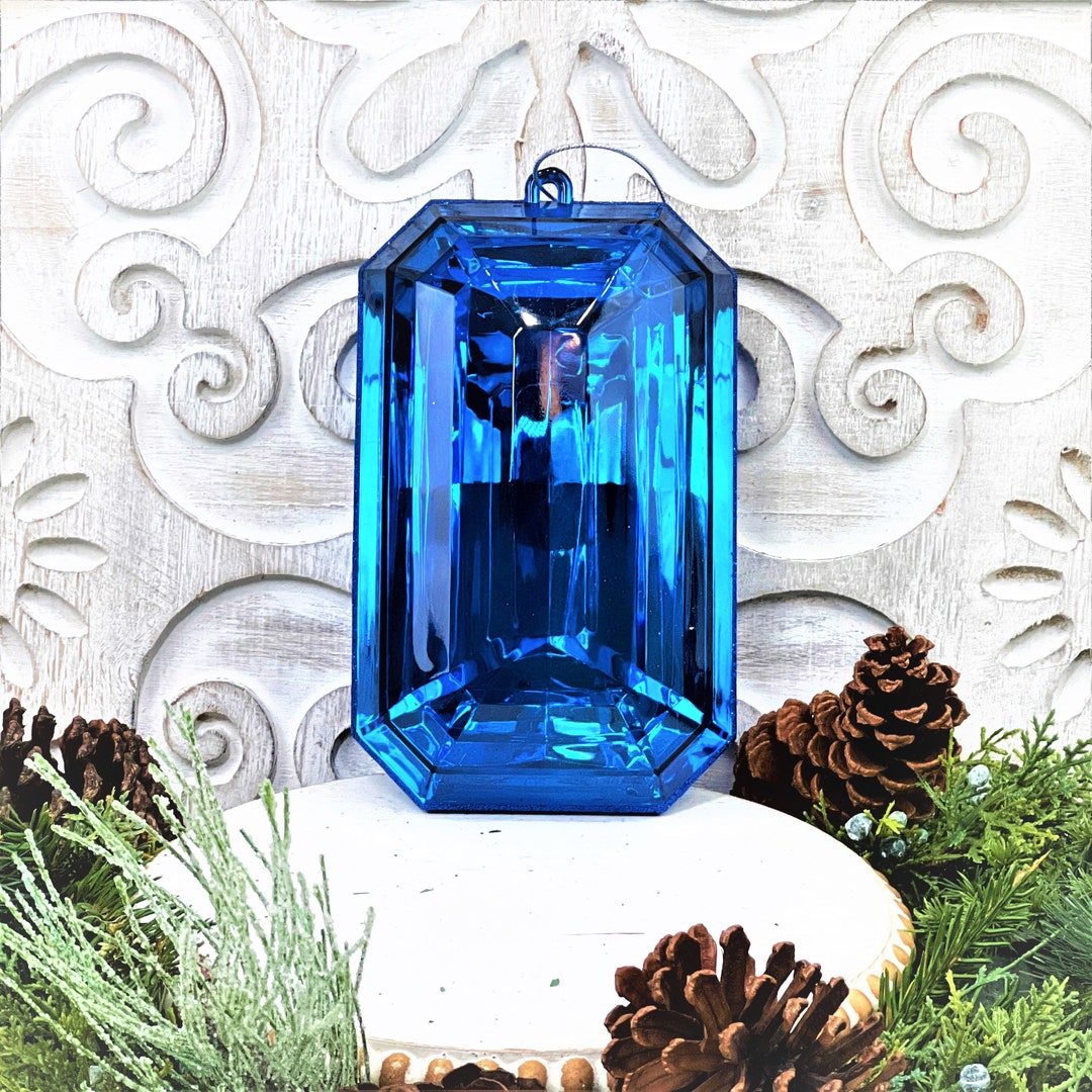 8christmas Ornament Large Jewel Ornament Elegant Etsy