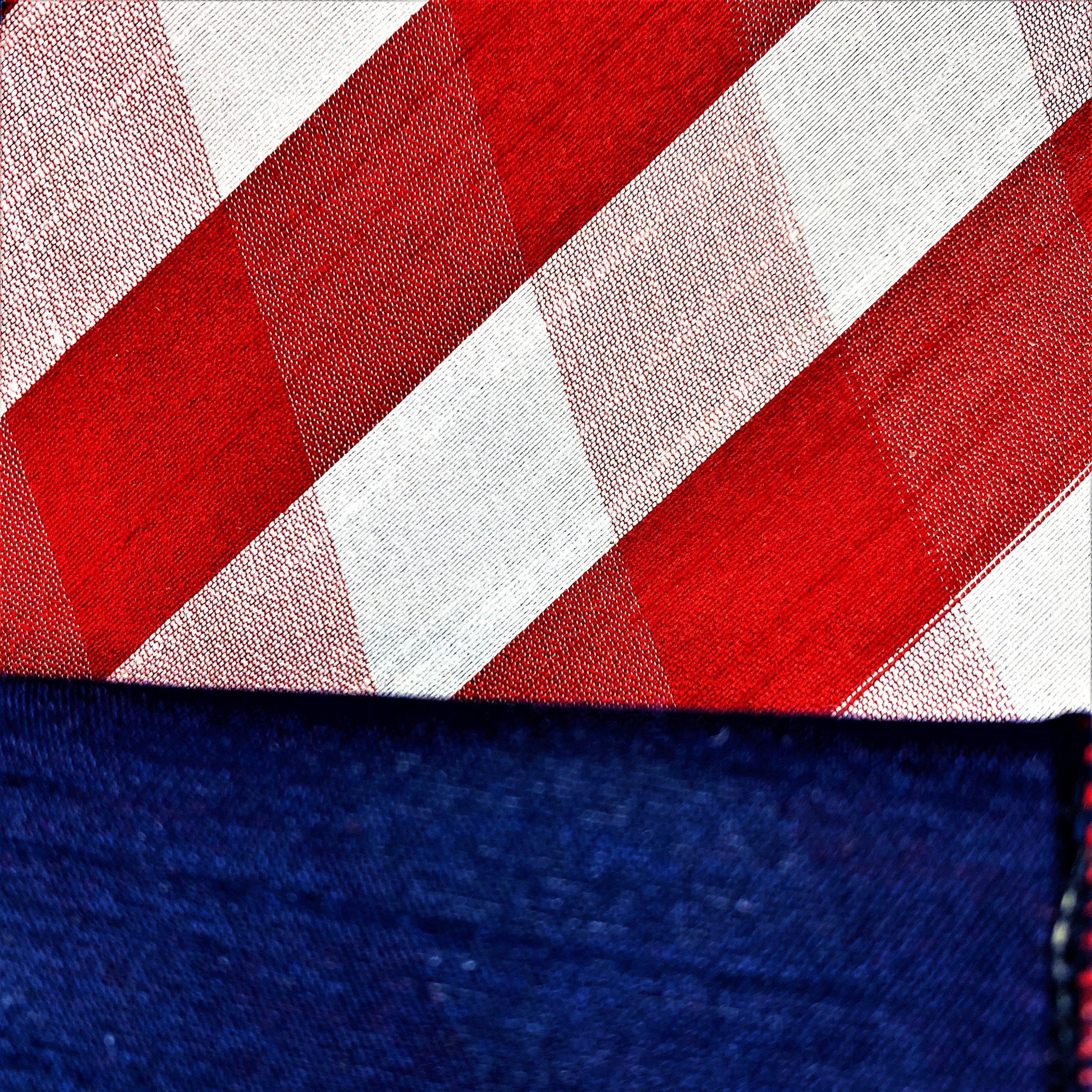 Patriotic Ribbon Red White and Blue Ribbon Red and White 