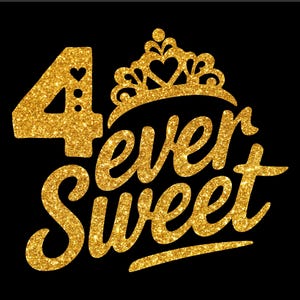Vier Ever Sweet SVG | Vierter Geburtstag SVG Mädchen Geburtstag SVG, 4 Jahre altes Geburtstagskind, vier Geburtstags-Baby-Svg Schneiden Silhouette-Datei