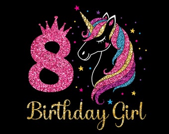 Free Free 8Th Birthday Unicorn Svg 882 SVG PNG EPS DXF File