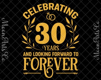 Free Free 234 30Th Wedding Anniversary Svg SVG PNG EPS DXF File