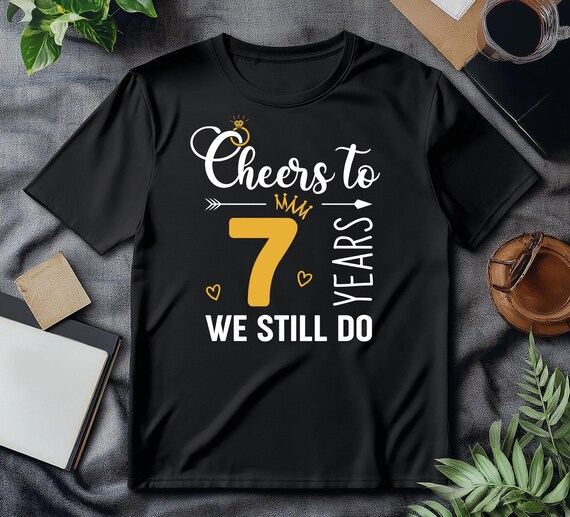 7th Wedding Anniversary Gift - 7 Years Of Marriage Shirt 7th Wedding Anniversary Gift - 7 Years Of Marriage Shirt
