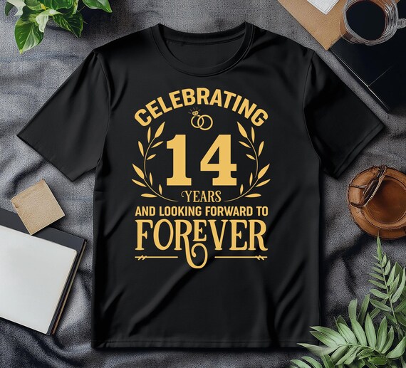 14th Year Anniversary Shirt Fourteen Year Wedding Married 14th Year Anniversary Shirt Fourteen Year Wedding Married