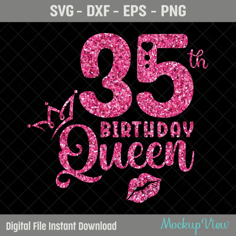 35 Birthday Svg - Etsy
