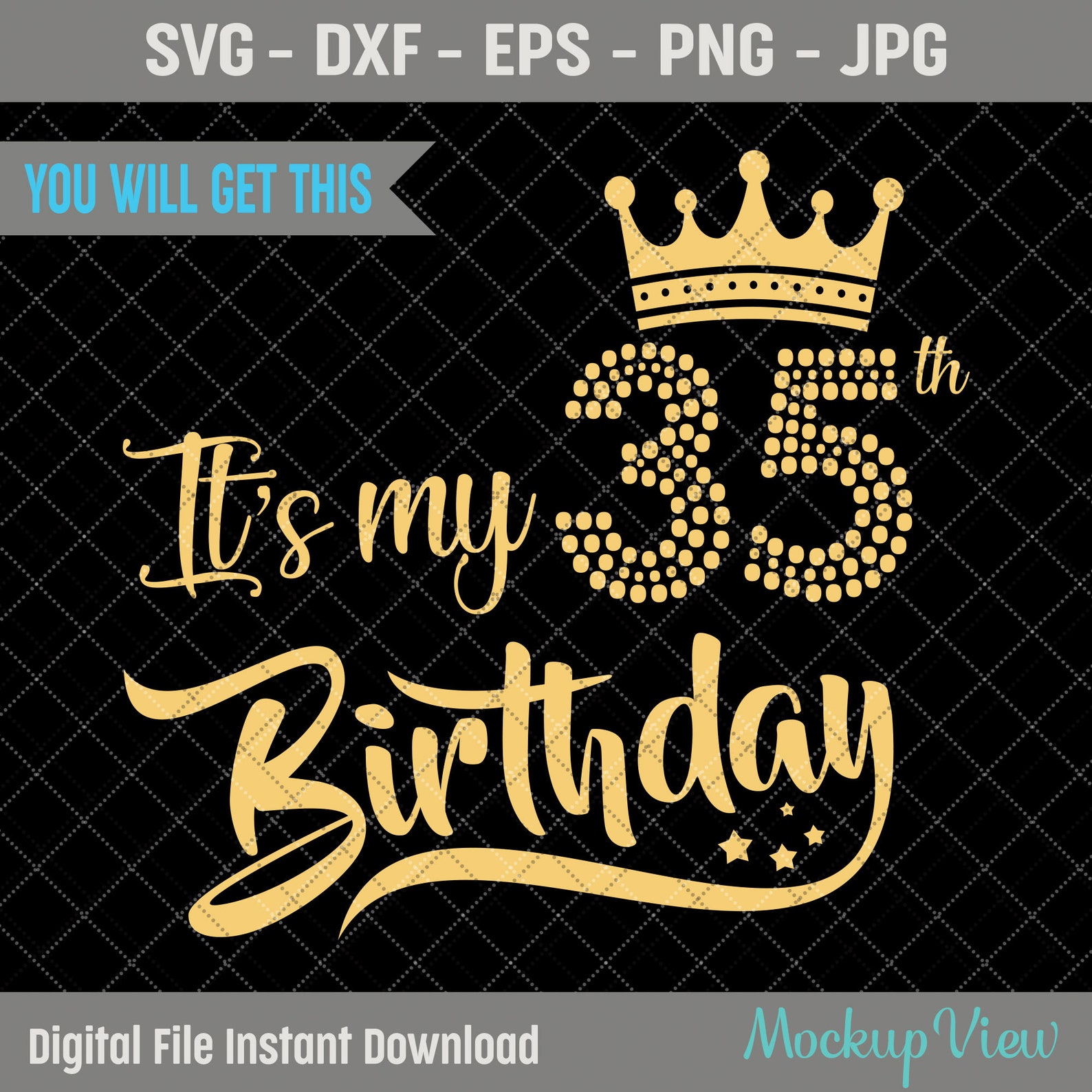 My 35th Birthday SVG 35 Birthday Girl Svg It's My 35th - Etsy