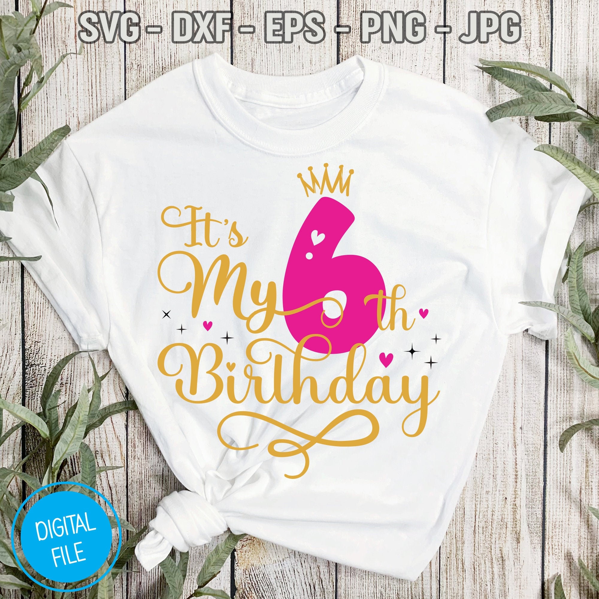 6 Spring, birthday gift for 6 year old girl,' Kids' T-Shirt