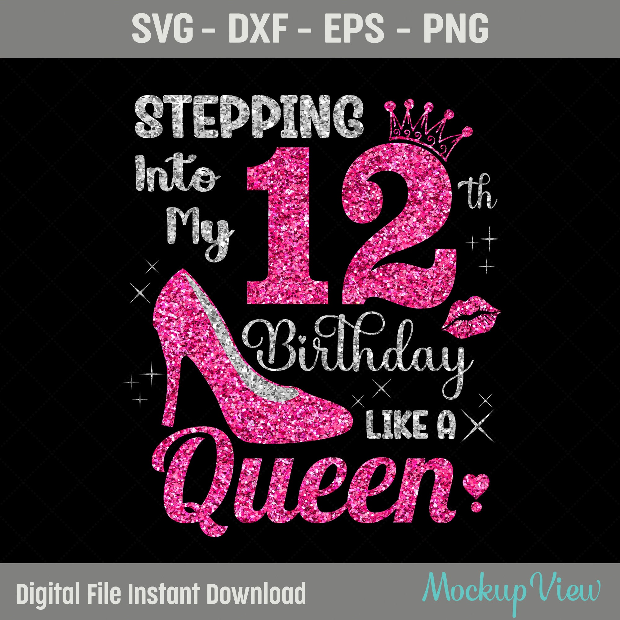 Number 12, Vintage 12 Years, 12nd Birthday, Twelve svg, Vintage design,  Sublimation design, 12 Retro, Instant Download