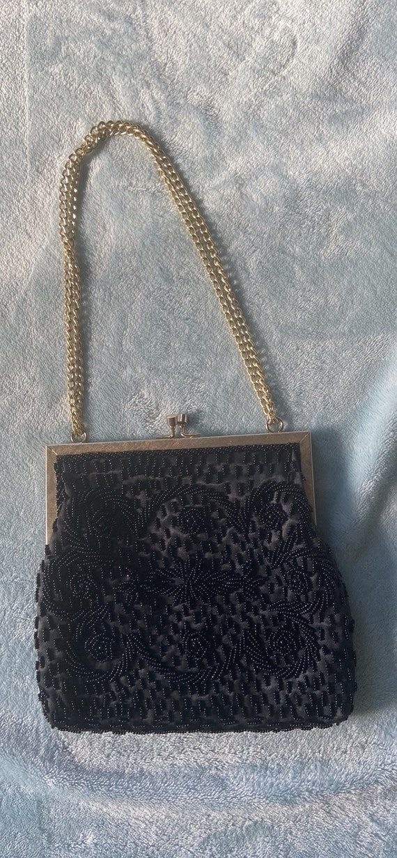 vintage beaded evening bag Gem