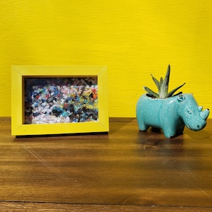 abstract art, framed, textile arts