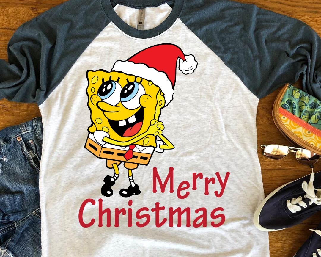Download Squarepants Spongebob Christmas Svg Disney Character Clipart Etsy
