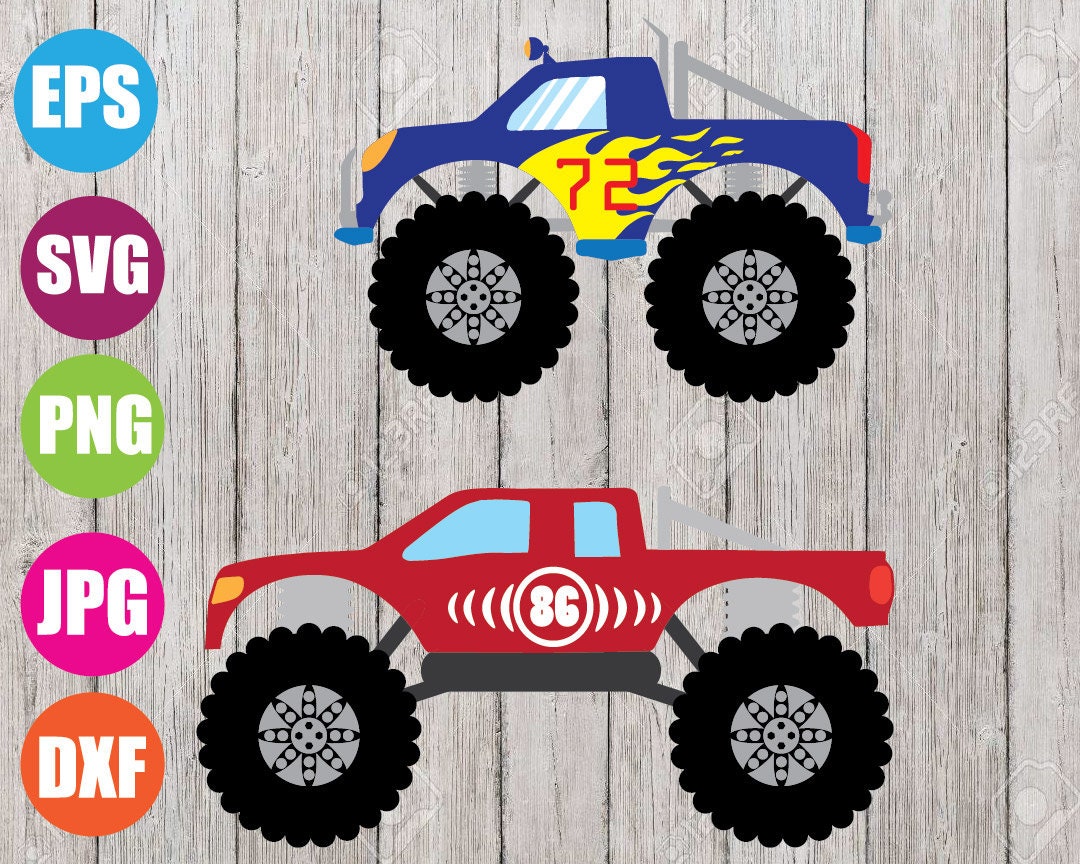 Free Free 86 Monster Truck Svg Etsy SVG PNG EPS DXF File