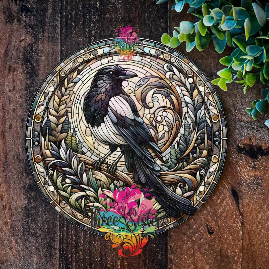 Macpie Sign Magpie Sign: Bird Lover Gifts Garden Art - Etsy