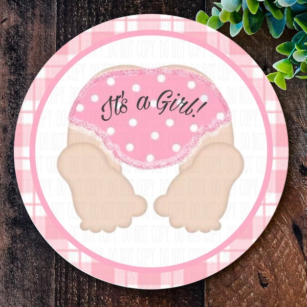 It's a Girl sign, Welcome Babysign, It's a Girl , Baby Girl wreath, Baby , wreath signs, Baby Shower decorations