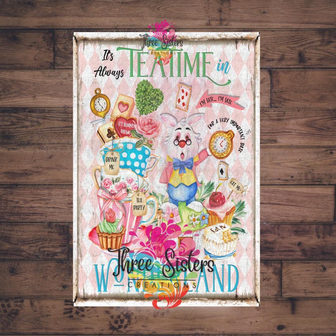 Teatime Sign - Etsy