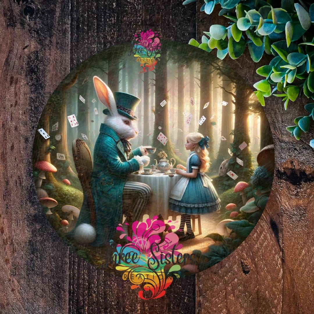Alice in Wonderland Tea Party Metal Sign, Whimsical Decor - Etsy