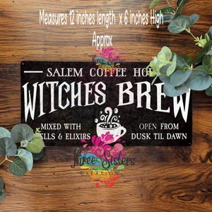 Halloween Wreath sign, Halloween Décor, Witches Brew sign, Halloween sign, Halloween Outdoor sign, Halloween wreath, Halloween Decorations