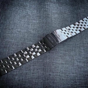 BREITLING SILVER BRACELET Four Sizes Available 18/20/22/24mm Lovely Item zdjęcie 5