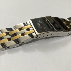SUPERBE bracelet de montre BREITLING bicolore en 18/20/22/24 mm de largeur Article rare image 4