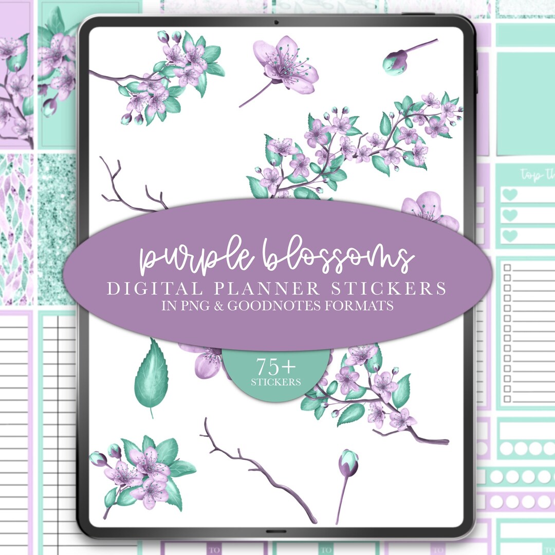 Floral | Digital Stickers | Goodnotes Stickers | Digital Planner ...